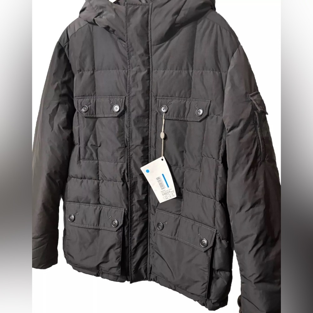 NWT $920 WOOLRICH COATS & JACKETS - Steel grey 95% duck down